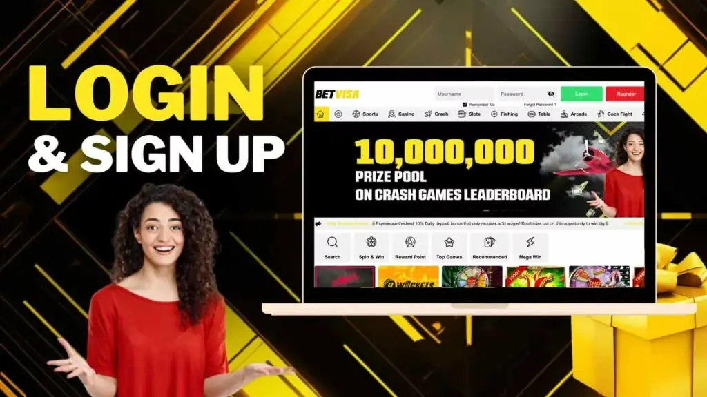 Login & Sign Up Bonus